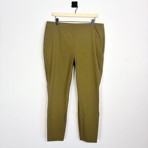 Duluth Trading Flexcellent Skinny Ankle Pants‎ Women's 16 Regular Olive Green